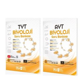 Akm Kitap Biyotik TYT ve AYT Biyoloji Soru Bankası Seti 2 Kitap