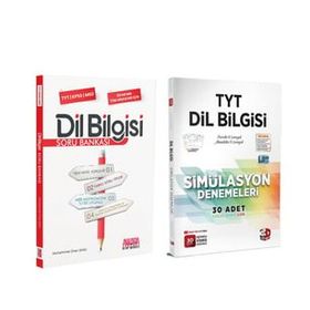 AKM Kitap Dil Bilgisi Soru Bankası ve 3D Dil Bilgisi Deneme Seti 2 Kitap