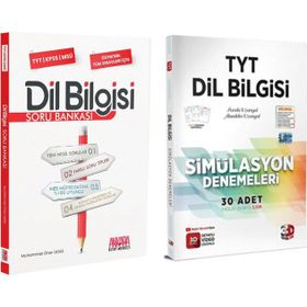 AKM Kitap Dil Bilgisi Soru Bankası ve 3D Dil Bilgisi Deneme Seti 2 Kitap