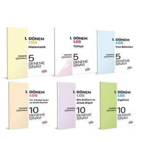 Akm Kitap Editör 2023 8.Sınıf 1.Dönem Deneme Seti 6 Kitap