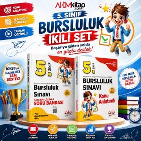 Akm Kitap Editör 5. Sınıf Bursluluk Konu ve Soru Bankası Seti 2 Kitap