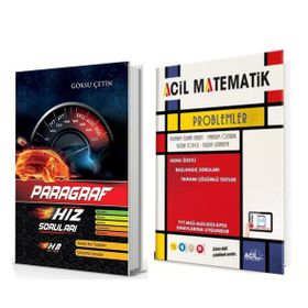 Akm Kitap Hız ve Renk Paragraf ve Acil Yayınları Problemler Soru Bankası 2 Kitap Set