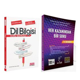 Akm Kitap Karekök TYT Matematik Her Kazanımdan Bir Soru ve AKM Dil Bilgisi Soru Bankası Seti 2 Kitap