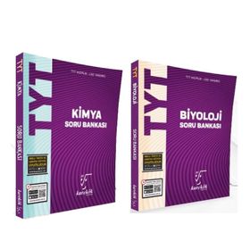 Akm Kitap Karekök Yayınları TYT Kimya ve Biyoloji Soru Bankası Seti 2 Kitap
