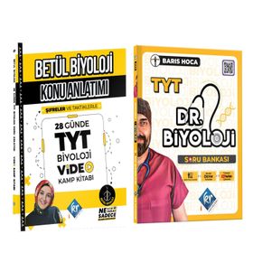 Akm Kitap Kr Akademi TYT Betül Hoca Biyoloji Konu ve Barış Hoca Soru Bankası Seti 2 Kitap