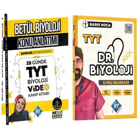 Akm Kitap Kr Akademi TYT Betül Hoca Biyoloji Konu ve Barış Hoca Soru Bankası Seti 2 Kitap