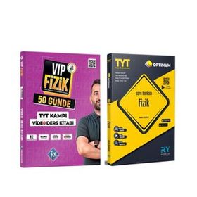 Akm Kitap Kr Akademi TYT VİP Fizik Konu ve Referans Fizik Soru Bankası Seti 2 Kitap