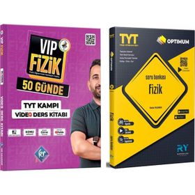 Akm Kitap Kr Akademi TYT VİP Fizik Konu ve Referans Fizik Soru Bankası Seti 2 Kitap