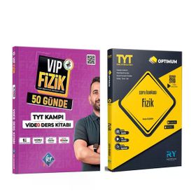 Akm Kitap Kr Akademi TYT VİP Fizik Konu ve Referans Fizik Soru Bankası Seti 2 Kitap