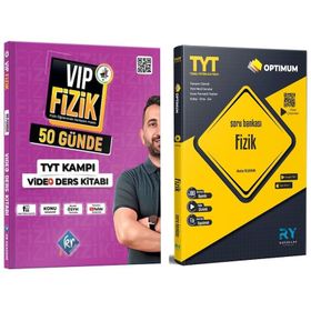 Akm Kitap Kr Akademi TYT VİP Fizik Konu ve Referans Fizik Soru Bankası Seti 2 Kitap