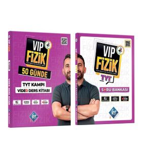 Akm Kitap Kr Akademi TYT VİP Fizik Konu ve Soru Bankası Seti 2 Kitap