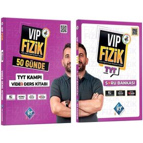 Akm Kitap Kr Akademi TYT VİP Fizik Konu ve Soru Bankası Seti 2 Kitap