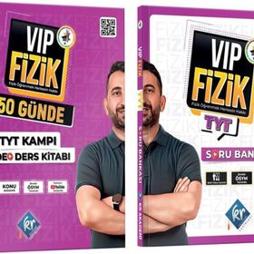 Akm Kitap Kr Akademi TYT VİP Fizik Konu ve Soru Bankası Seti 2 Kitap
