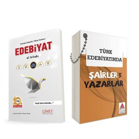 Akm Kitap Limit AYT Edebiyat El Kitabı ve Delta Türk Edebiyatında Şairler ve Yazarlar Seti 2 Kitap