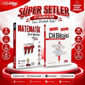 Akm Kitap - Orijinal TYT Mikro Matematik ve AKM Dil Bilgisi Soru Bankası Seti 2 Kitap