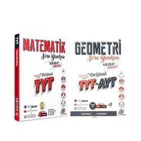 Akm Kitap - Orjinal TYT Mikro Matematik ve Geometri Soru Bankası Seti 2 Kitap