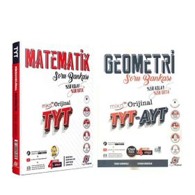 Akm Kitap - Orjinal TYT Mikro Matematik ve Geometri Soru Bankası Seti 2 Kitap