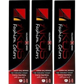 Akos 7.50 Havuç Kızılı 3x60 ml Tüp Saç Boyası