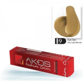 AKOS Saç Boyası Açık Sarı 9
