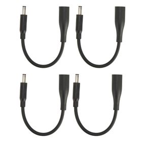 Akozon 4 Adet DC 7,4x5,0 mm 4,5x3,0 mm Fiş üzerinde Play Taşınabilir Tip Adaptör Dönüştürücü Laptop Kablosu