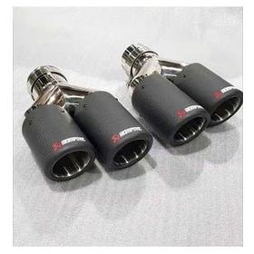 Akrapovic Dual 76 mm Egzos