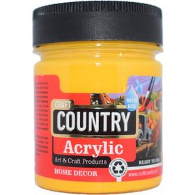 Akrilik Hobi Boyası Craft Country 550 cc 109 Sarı