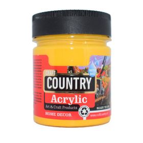 Akrilik Hobi Boyası Craft Country 550 cc 109 Sarı