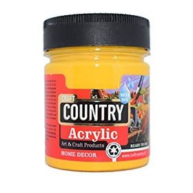 Akrilik Hobi Boyası Craft Country 550 cc 109 Sarı