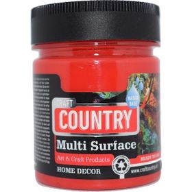 Akrilik Hobi Boyası Craft Country 550 cc 123 Bayrak Kırmızı