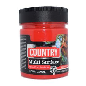 Akrilik Hobi Boyası Craft Country 550 cc 123 Bayrak Kırmızı