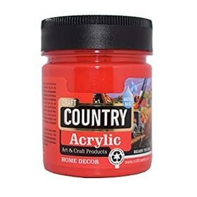 Akrilik Hobi Boyası Craft Country 550 cc 123 Bayrak Kırmızı