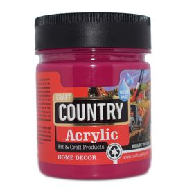 Akrilik Hobi Boyası Craft Country 550 cc 125 Fuşya