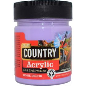 Akrilik Hobi Boyası Craft Country 550 cc 128 Lavanta