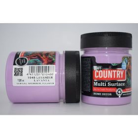 Akrilik Hobi Boyası Craft Country 550 cc 128 Lavanta