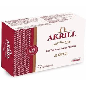Akrill Krill Yağı 30 Kapsül Balık Yağı