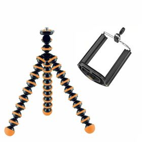 Akrobat Mini Ahtapot Tripod Pembe Telefon Tutucu