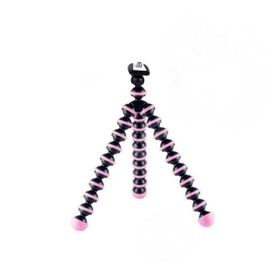 Akrobat Mini Ahtapot Tripod Pembe Telefon Tutucu