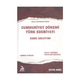 Aks Yayınları Cumhuriyet Dönemi Edebiyat Soru Bankası