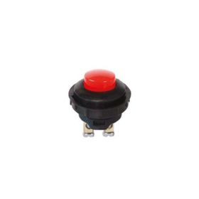 Aksa 07-002/K M25X1 Kırmızı Plastik Buton