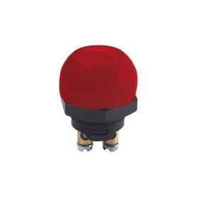 Aksa 07-016/K M25X1 Klemensli Kırmızı Şapkalı Plastik Buton