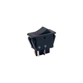 Aksa 11-008 - 11-008 Aç-Kapa Kırmızı Led Işıklı Tuşlu Anahtar