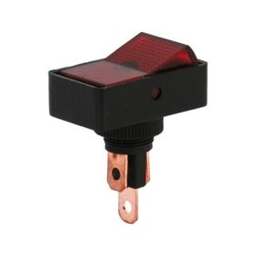 Aksa 11-034 Aç/Kapa Kırmızı Işıklı Tuşlu Anahtar