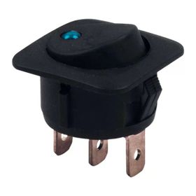 Aksa 11-055 Aç/Kapa Mavi Led Işıklı Tuşlu Anahtar