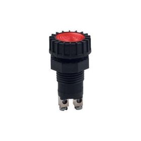Aksa 13-001/K Kırmızı Klemensli 2 W Ampüllü İkaz Lambası