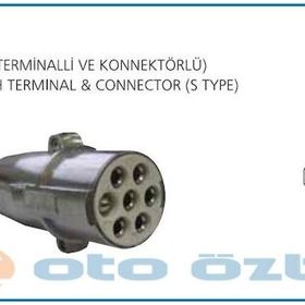 Aksa - 14-027 S Tipi Alüminyum Tır Römork Fişi