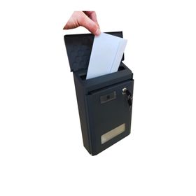 Akşan Siyah Çatılı Posta Kutusu