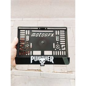 Aksaray Tasarım Atölyesi The Punisher Lazer Kesim Pleksi Motorsiklet Plakalık
