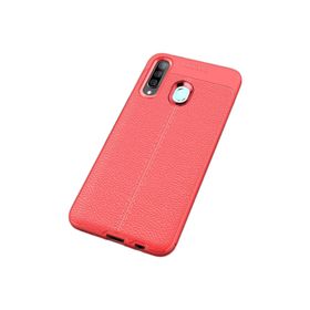 Aksesuarcım ELFNISS105 Samsung Galaxy A20s Deri Görünüm Orjinal Niss Silikon Cep Telefonu Kılıf