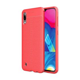 Aksesuarcım ELFNISS98 Samsung Galaxy A10 Deri Görünüm Orjinal Niss Silikon Cep Telefonu Kılıf
