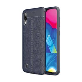 Aksesuarcım ELFNISS98 Samsung Galaxy A10 Deri Görünüm Orjinal Niss Silikon Cep Telefonu Kılıf